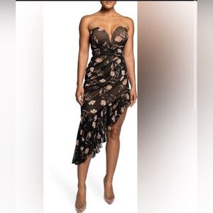 JLux Label Strapless Dress
